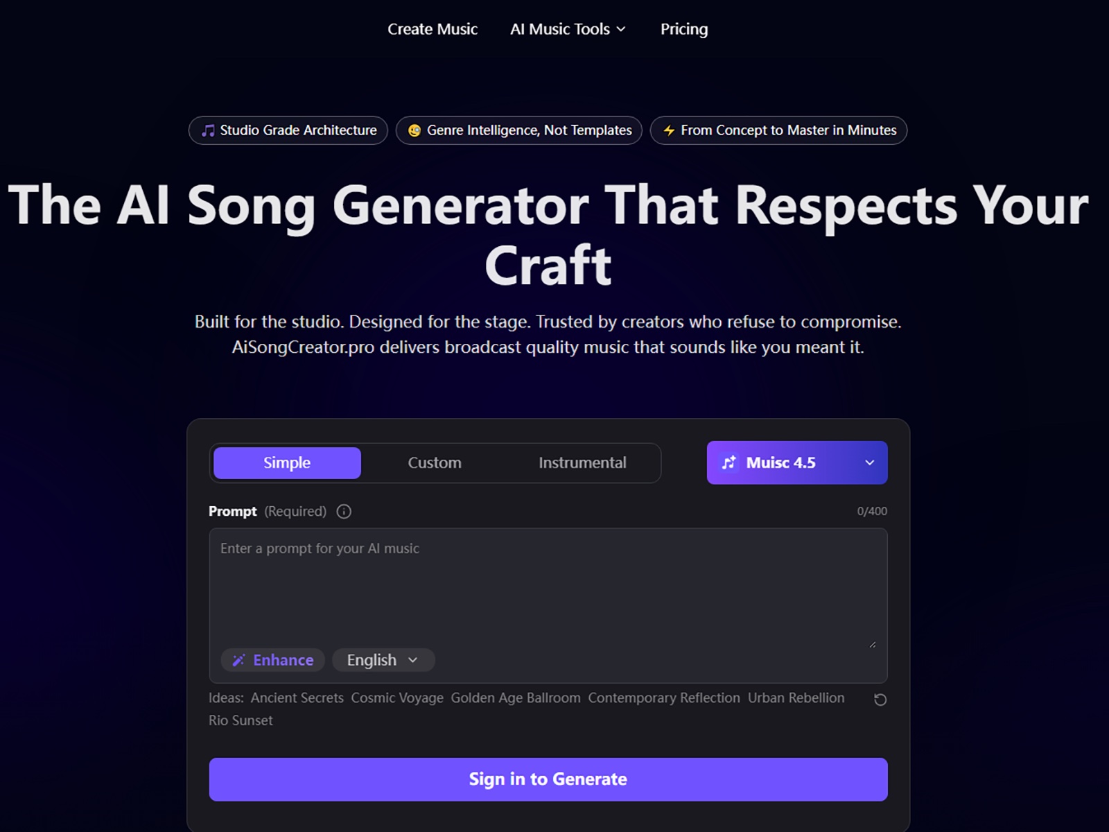 AI Song Creator